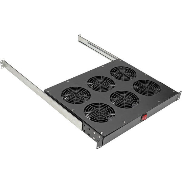 Tripp Lite Fan Tray for 19in Racks, 6 120V Fans 576 CFM C14 Inlet 1URM - American Tech Depot