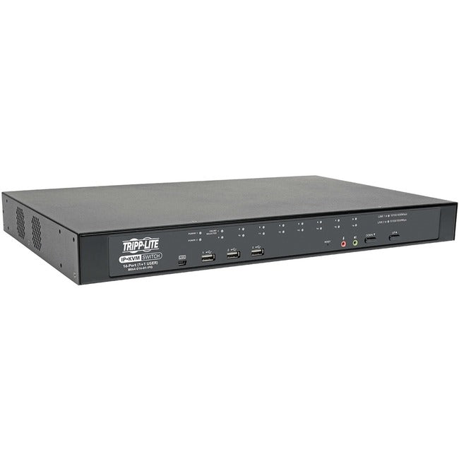 Tripp Lite Cat5 KVM Switch Over IP 16-Port w-Virtual Media 2 Users 1URM TAA - American Tech Depot