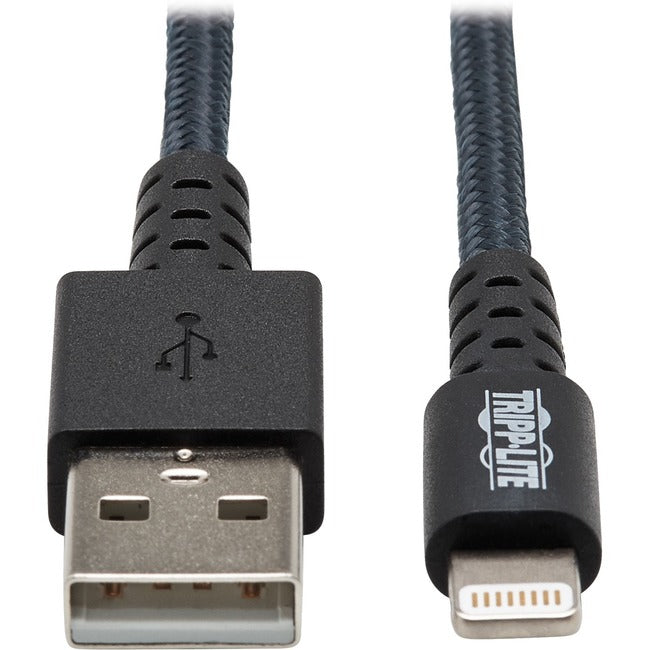 Tripp Lite Heavy Duty Lightning to USB Sync-Charge Cable iPad iPhone Apple 1ft - American Tech Depot