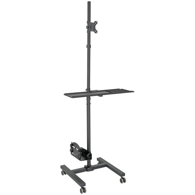 Tripp Lite Mobile Workstation TV Floor Stand Cart Height-Adjustable 17-32in - American Tech Depot