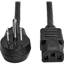 Tripp Lite Computer Power Cord Right-Angle 5-15P to C13 15A 125V 14AWG 3ft - American Tech Depot