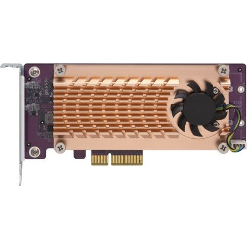 QNAP Dual M.2 22110-2280 PCIe SSD Expansion Card - American Tech Depot