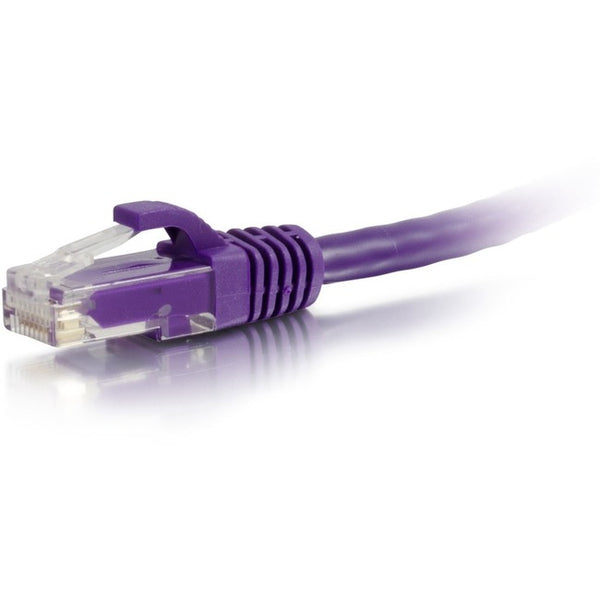 C2G 15ft Cat6a Snagless Unshielded UTP Network Patch Ethernet Cable-Purple - American Tech Depot