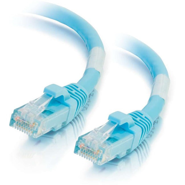 C2G 100ft Cat6a Snagless Unshielded (UTP) Network Patch Ethernet Cable-Aqua - American Tech Depot