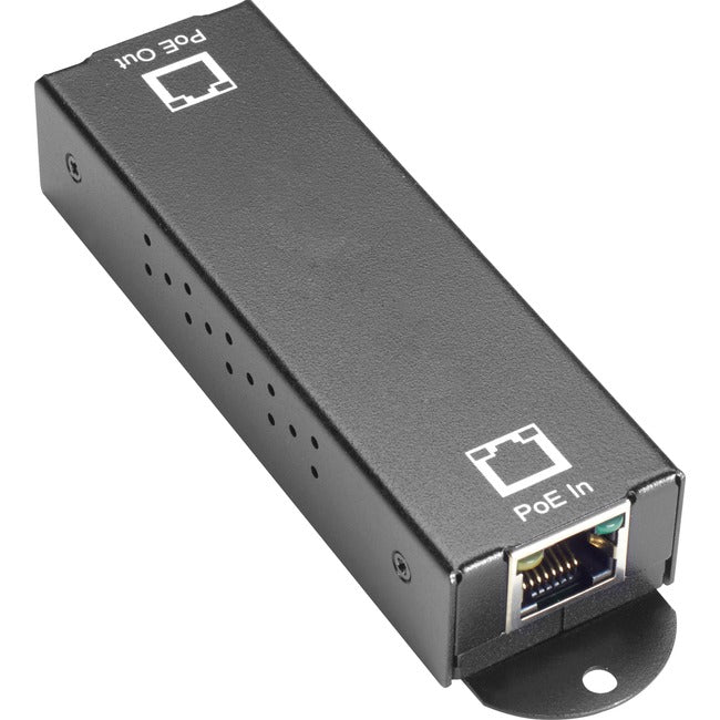 Black Box 10-100-1000BASE-T PoE+ Ethernet Repeater - 802.3at, 1-Port