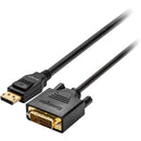 Kensington DisplayPort 1.1 (M) to DVI-D (M) Passive Unidirectional Cable, 6ft - American Tech Depot