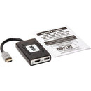 Tripp Lite 2-Port HDMI Splitter - HDMI 2.0, 4K @ 60 Hz, 4:4:4, Multi-Resolution Support, HDR, HDCP 2.2, USB Powered, TAA - American Tech Depot