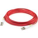 AddOn 5m LC (Male) to LC (Male) Red OM4 Duplex Plenum-Rated Fiber Patch Cable - American Tech Depot