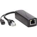 Tripp Lite PoE to USB Micro-B and RJ45 Active Splitter 48V to 5V 1A 100M - American Tech Depot