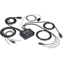 Black Box 2-Port 4K60 DisplayPort Cable KVM Switch