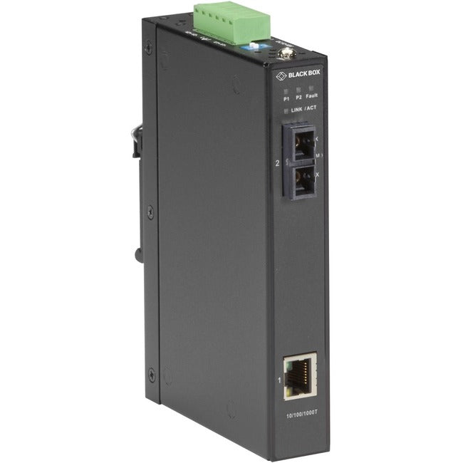 Black Box LGC280 Series Gigabit Industrial Media Converter - Multimode SC