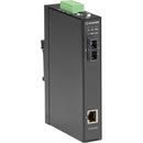 Black Box LGC280 Series Gigabit Industrial Media Converter - Single-Mode SC