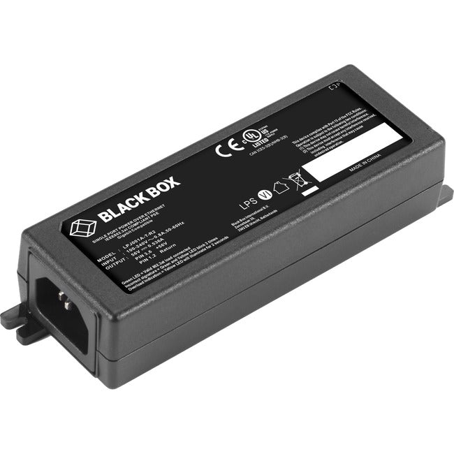 Black Box PoE Gigabit Ethernet Injector - 802.3at