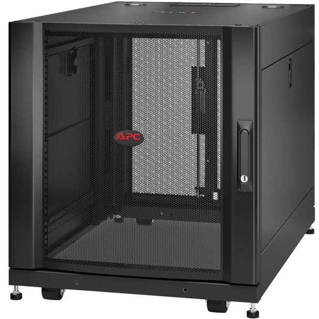 APC by Schneider Electric NetShelter SX 12U Server Rack Enclosure 600mm x 900mm w- Sides Black