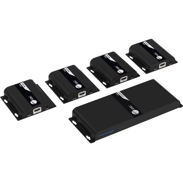 SIIG 1x4 HDMI Splitter HDbitT over IP Extender - 120m Over Cat6 - American Tech Depot