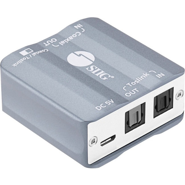 SIIG Toslink-Coaxial Bi-directional Audio Converter