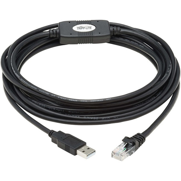 Tripp Lite USB-A to RJ45 Rollover Console Cable Cisco Compatible M-M 15ft - American Tech Depot