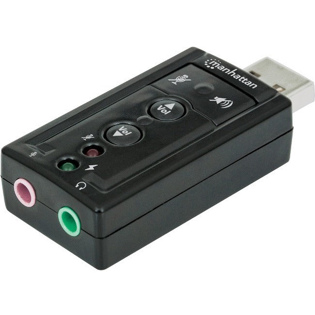 Manhattan Hi-Speed USB 3D 7.1 Sound Adapter - American Tech Depot