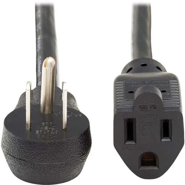 Tripp Lite Power Extension Cord Right-Angle 5-15P to 5-15R 16AWG 13A 3ft - American Tech Depot