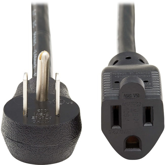 Tripp Lite Power Extension Cord Right-Angle 5-15P to 5-15R 16AWG 13A 3ft - American Tech Depot