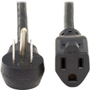 Tripp Lite Power Extension Cord Right-Angle 5-15P to 5-15R 14AWG 15A 3ft