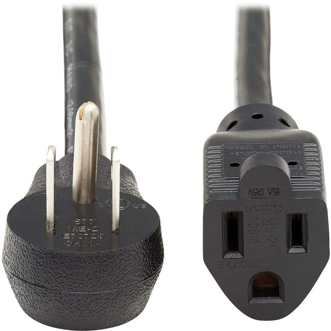 Tripp Lite Power Extension Cord Right-Angle 5-15P to 5-15R 14AWG 15A 6ft - American Tech Depot
