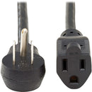 Tripp Lite Power Extension Cord Right-Angle 5-15P to 5-15R 14AWG 15A 10ft - American Tech Depot