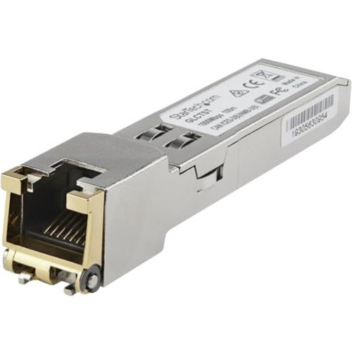 StarTech.com Dell EMC SFP-1G-T Compatible SFP Module - 1000BASE-T - 1GE Gigabit Ethernet SFP to RJ45 Cat6-Cat5e Transceiver - 100m