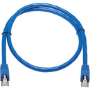 Tripp Lite Cat6a Patch Cable F-UTP Snagless w- PoE 10G CMR-LP Blue M-M 3ft - American Tech Depot