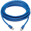 Tripp Lite Cat6a Patch Cable F-UTP Snagless w- PoE 10G CMR-LP Blue M-M 20ft - American Tech Depot