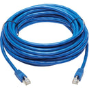 Tripp Lite Cat6a Patch Cable F-UTP Snagless w- PoE 10G CMR-LP Blue M-M 30ft - American Tech Depot