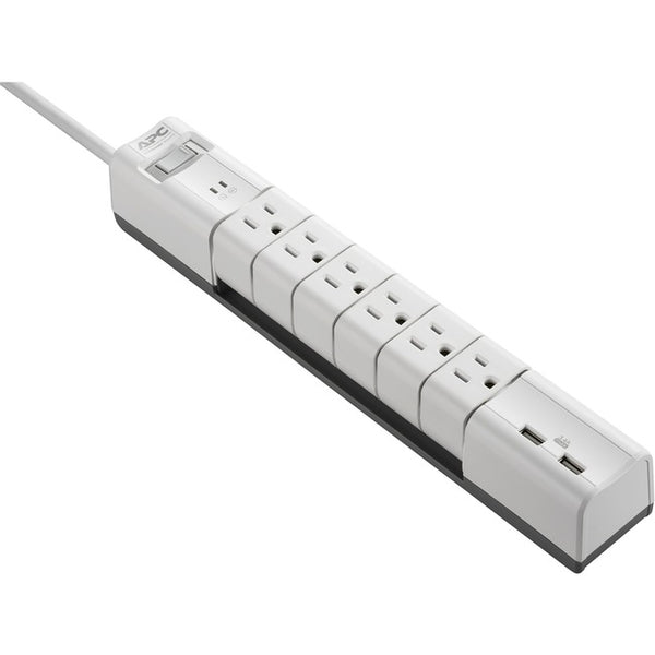 APC by Schneider Electric SurgeArrest Essential 6-Outlet Surge Suppressor-Protector - American Tech Depot