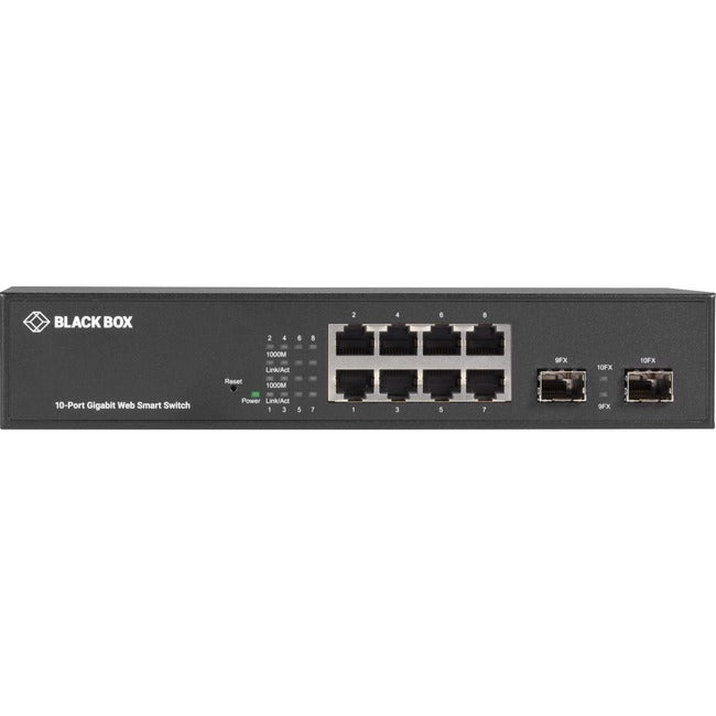 Black Box LGB700 Series Web Smart Gigabit Ethernet Switch - SFP, 10-Port