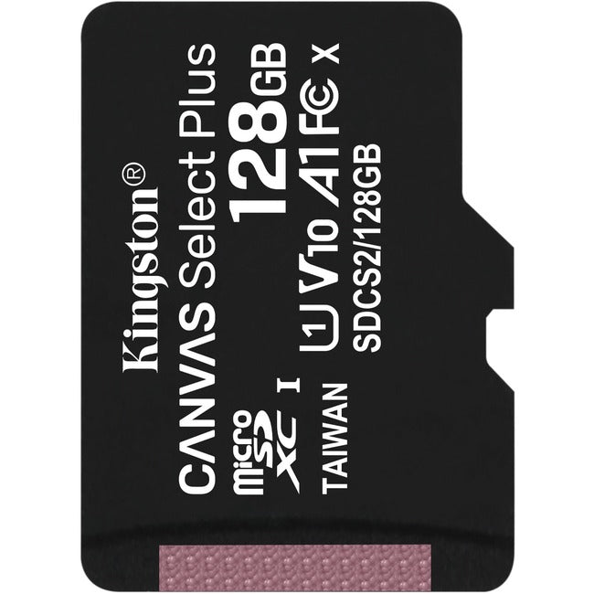 Kingston Canvas Select Plus 128 GB Class 10-UHS-I (U1) microSDXC - American Tech Depot