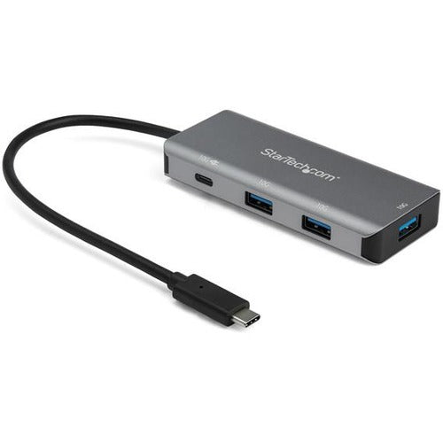StarTech.com 4 Port USB C Hub to 3x USB-A 1x USB-C - 10Gbps USB 3.1 Gen 2 Type C Hub - 100W Power Delivery Passthrough Charging - Portable - American Tech Depot