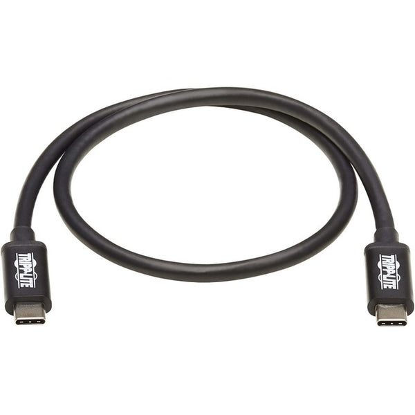 Tripp Lite Thunderbolt 3 Cable 40 Gbps Passive 5A 100W PD 4K USB C M-M 0.5M - American Tech Depot