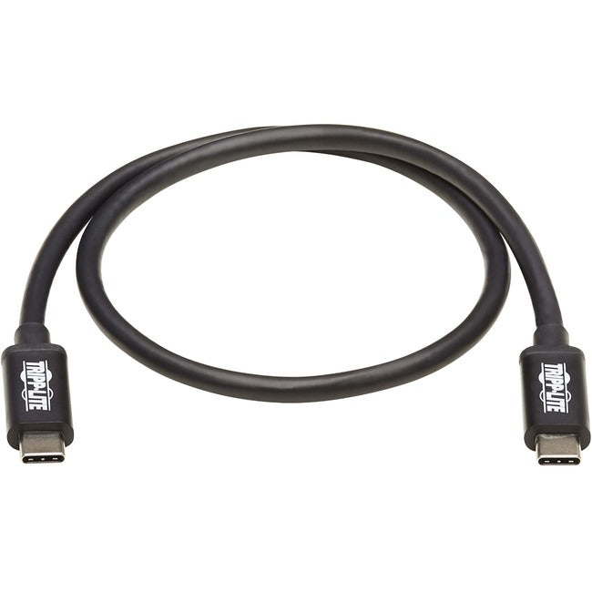 Tripp Lite Thunderbolt 3 Cable 40 Gbps Passive 5A 100W PD 4K USB C M-M 0.5M - American Tech Depot