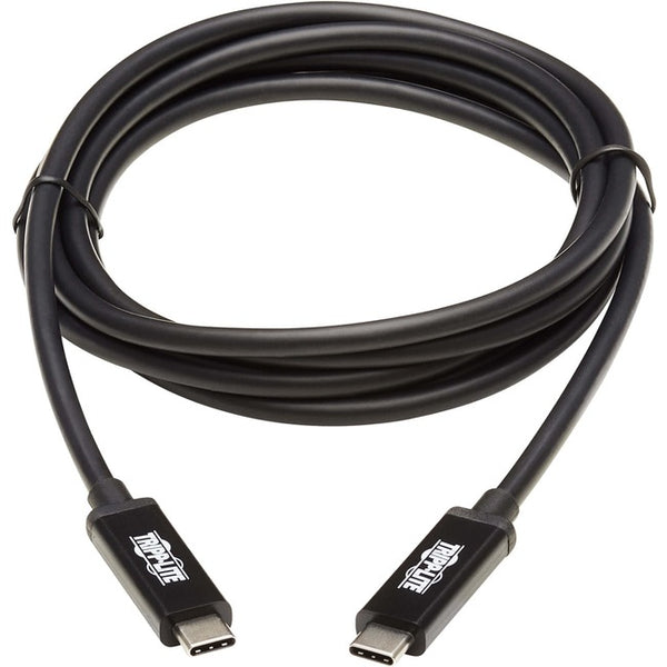 Tripp Lite Thunderbolt 3 Cable 40 Gbps Active 5A 100W PD 4K USB C M-M 2M - American Tech Depot
