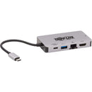 Tripp Lite USB C Docking Station 4k USB Hub HDMI VGA Gbe PD Charging Gray - American Tech Depot