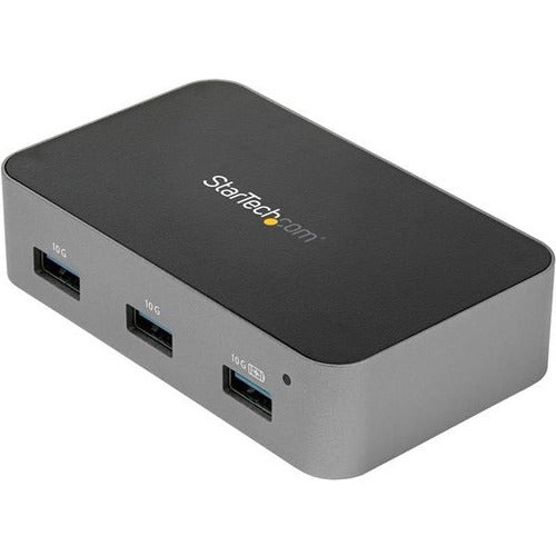 StarTech.com 4-Port USB C Hub - USB 3.1 Gen 2 (10Gbps) - 4x USB A - Powered - Universal Power Adapter Included - American Tech Depot