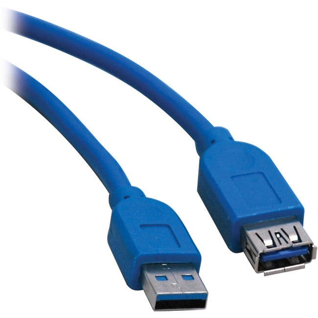 Tripp Lite USB Extension Cable USB 3.0 USB-A USB-A SuperSpeed M-F Blue 16ft - American Tech Depot