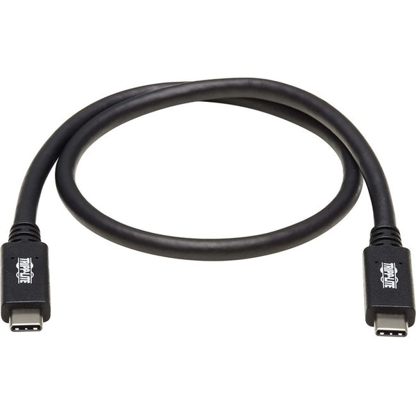 Tripp Lite USB C Cable USB 3.1 Gen 2, 5A Rating 10Gbps M-M USB Type C Thunderbolt 3 20in - American Tech Depot