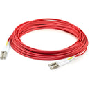 AddOn 3m LC (Male) to LC (Male) Red OM4 Duplex Fiber OFNR (Riser-Rated) Patch Cable - American Tech Depot