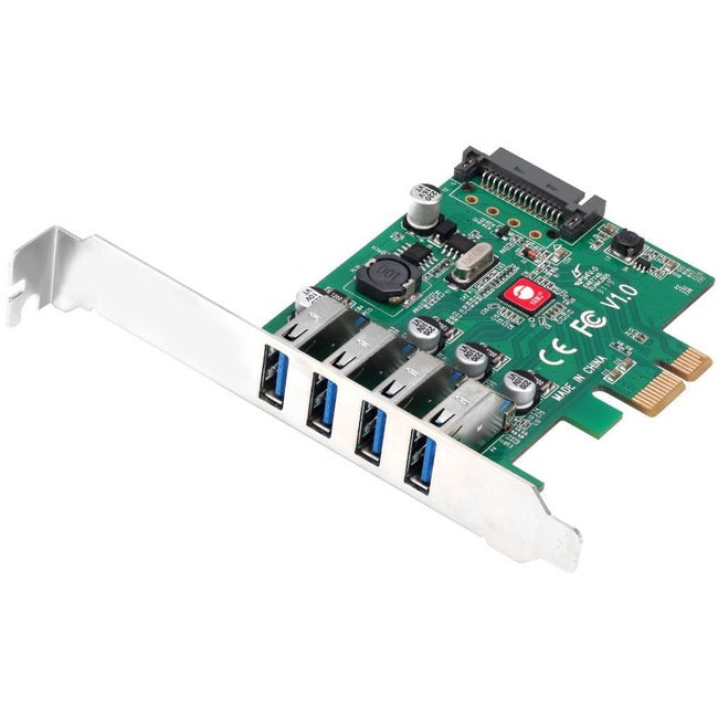 SIIG DP USB 3.0 4-Port PCIe Host Card - American Tech Depot