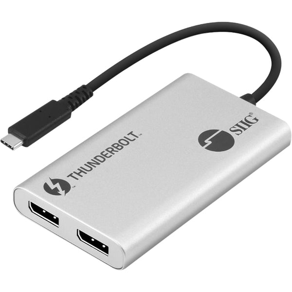 SIIG Thunderbolt 3 to Dual DP 1.2 Adapter - American Tech Depot