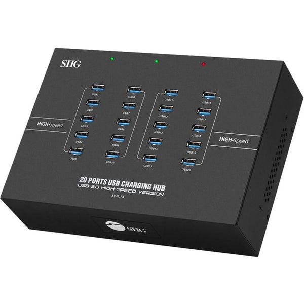SIIG 20-Port Industrial USB 3.0 Hub With Charging - American Tech Depot