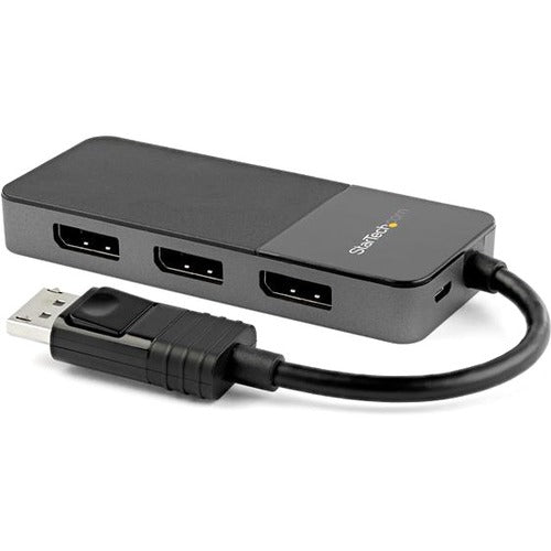 StarTech.com 3-Port Multi Monitor Adapter - DisplayPort 1.4 to 3x DisplayPort Video Splitter - Dual-Triple 4K - DP 1.4 MST Hub - Windows - American Tech Depot