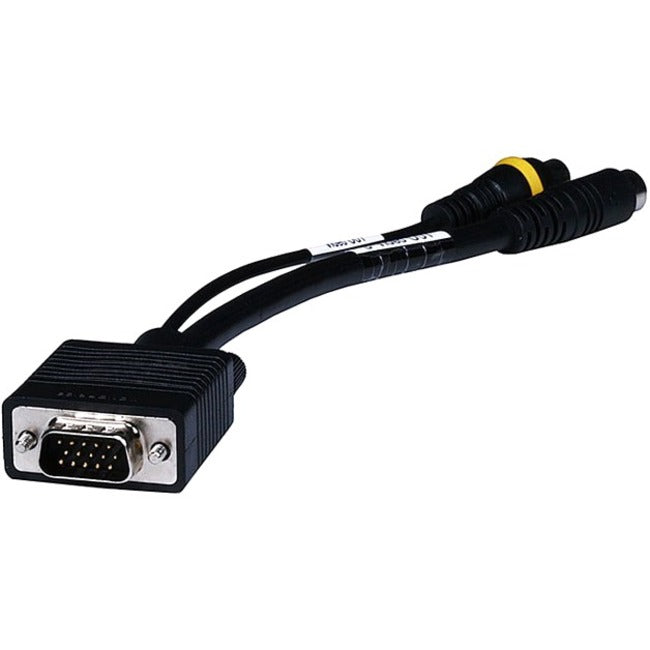 Monoprice VGA to S-Video-RCA (Composite) Adapter Cable - Black - American Tech Depot