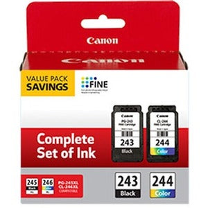 Canon PG-243 - CL-244 Original Ink Cartridge - Value Pack - Black, Color