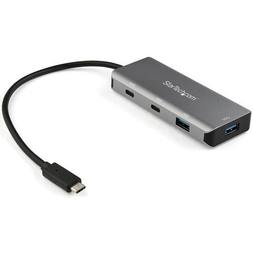 StarTech.com 4 Port USB C Hub - 2x USB A & 2x USB-C SuperSpeed 10Gbps - USB Bus Powered Type-C 3.2 Gen 2 Adapter Hub - 9.8" (25cm) Cable - American Tech Depot